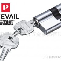 普利威**推荐 单边锁芯、塑钢门锁芯、铜锁芯/平开门锁芯 LC03